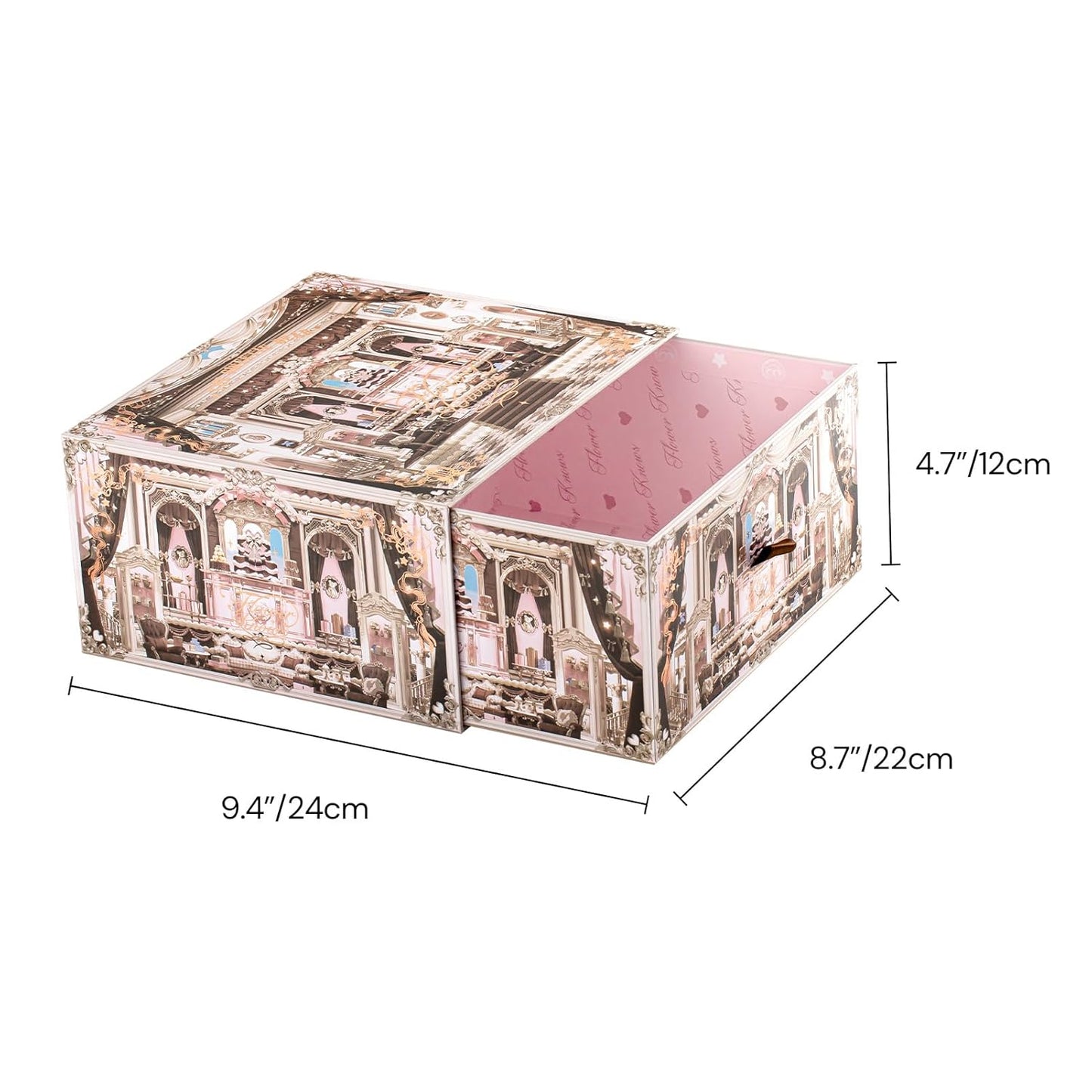 Jun-Forest Reverie Gift Box Set,13-Piece Beauty Kit,Includes Make-Up Palette,Lipgloss,Blush,Solid Perfume,Hand Cream,Perfect Easter Birthday Make up Gift