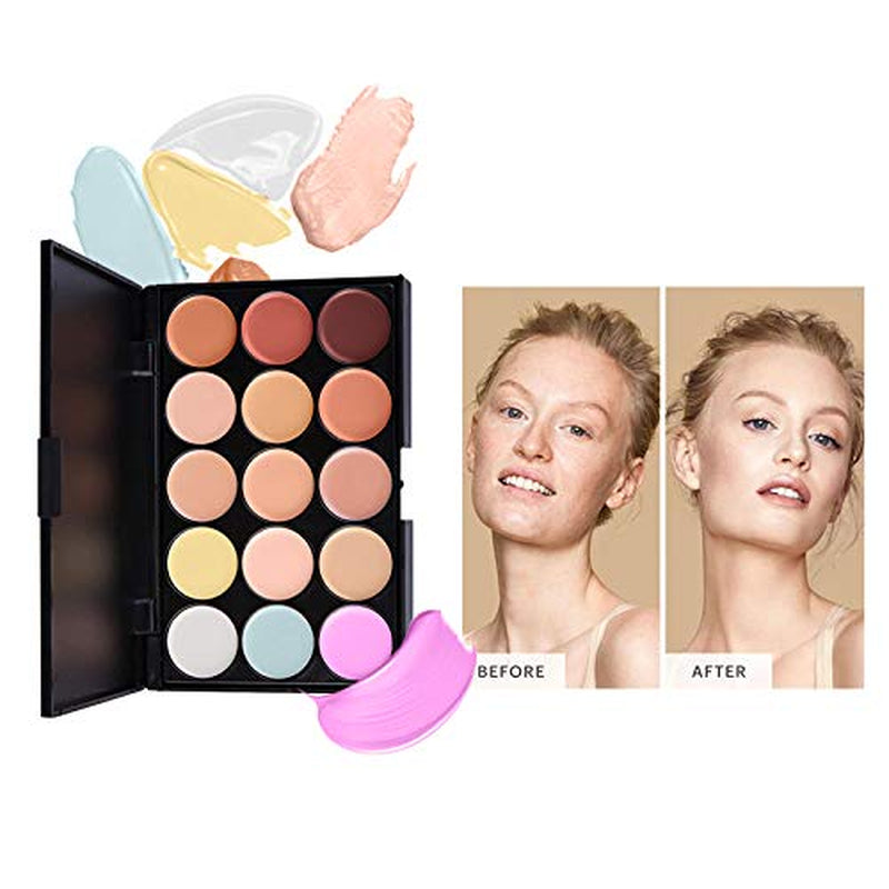 All-In-One Holiday Gift Makeup Set Cosmetic Essential Starter Bundle Include Eyeshadow Palette Lipstick Concealer Blush Mascara Foundation Face Powder - Makeup Kit for Women Full Kit