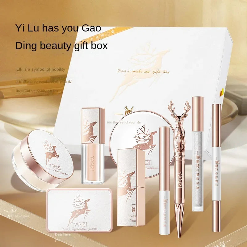 9Pcs/Set Makeup Sets Face Powder Foundation Concealer Make up Christmas Gift Box