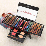 190 Colors Makeup Pallet,Professional Makeup Kit for Women Full Kit,All in One Makeup Sets for Women&Beginner,Include Eyeshadow,Lipstick,Compact Powder,Eyeliner,Concealer(004-Black)
