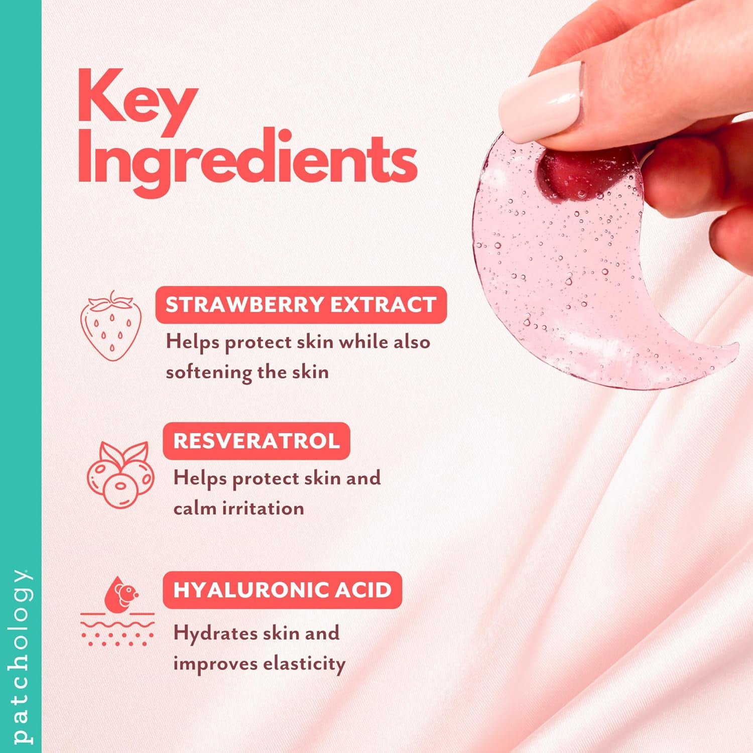 Serve Chilled Rosé Hydrating under Eye Patches – Hyaluronic Acid & Antioxidant-Infused Eye Masks to Reduce Dark Circles, Puffiness & Fine Lines - Ideal Skincare Essentials (5 Pairs)