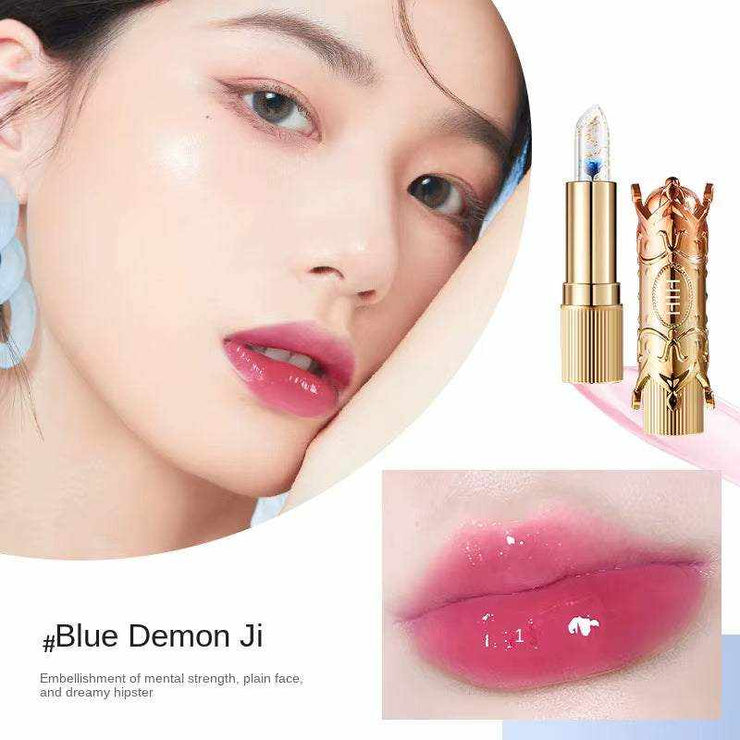 Petals Lipstick Temperature Color Changing Lip Moisturizing Balm Female Makeup Sexy Lip Gloss Shiny Lipstick