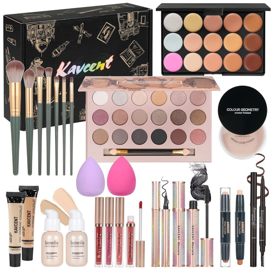 Kit de Maquillaje Completo para Mujeres y Adolescentes