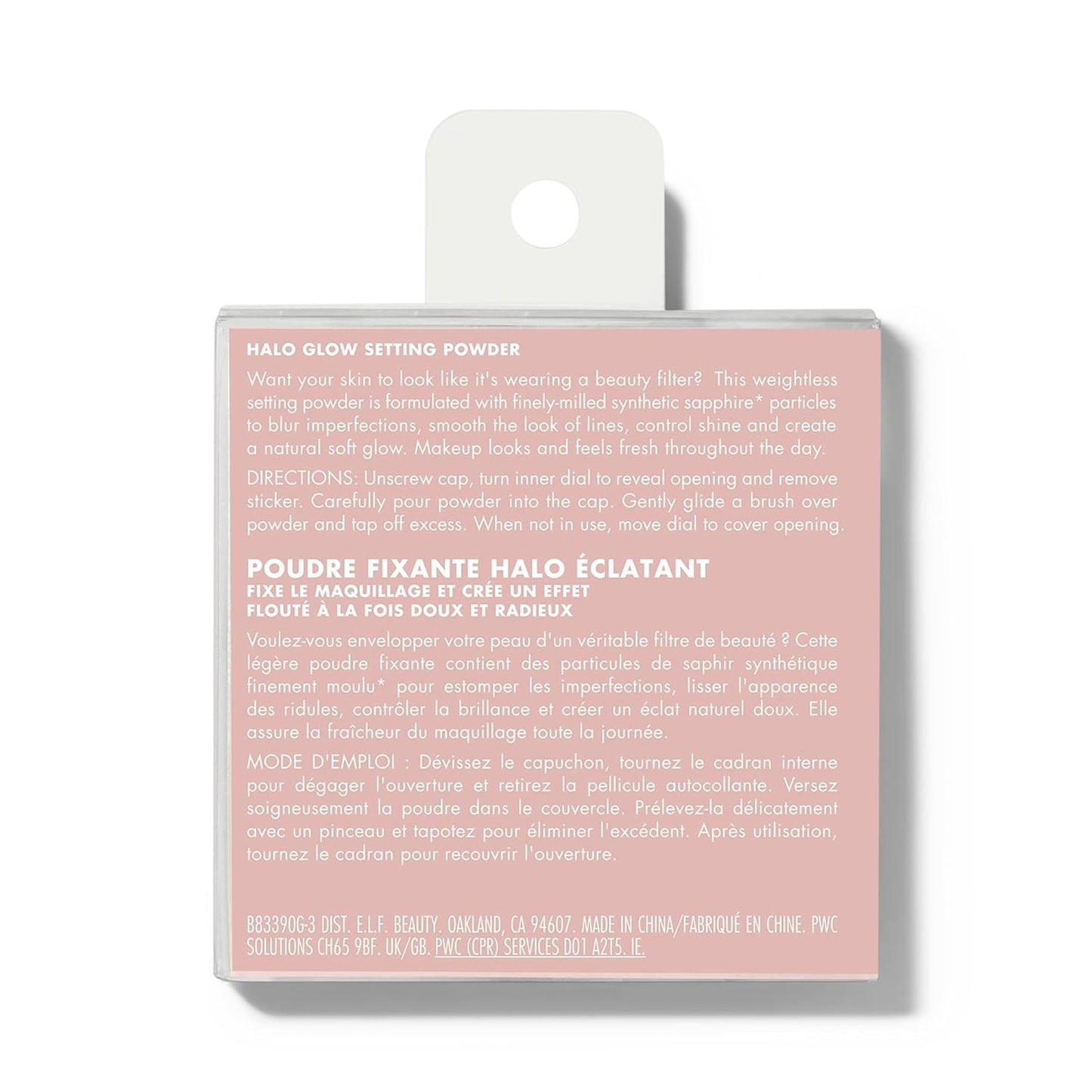 Halo Glow Soft Focus Setting Powder, Silky & Creates Soft Glow without Shine, Smooths Pores & Lines, Vegan & Cruelty-Free, Light