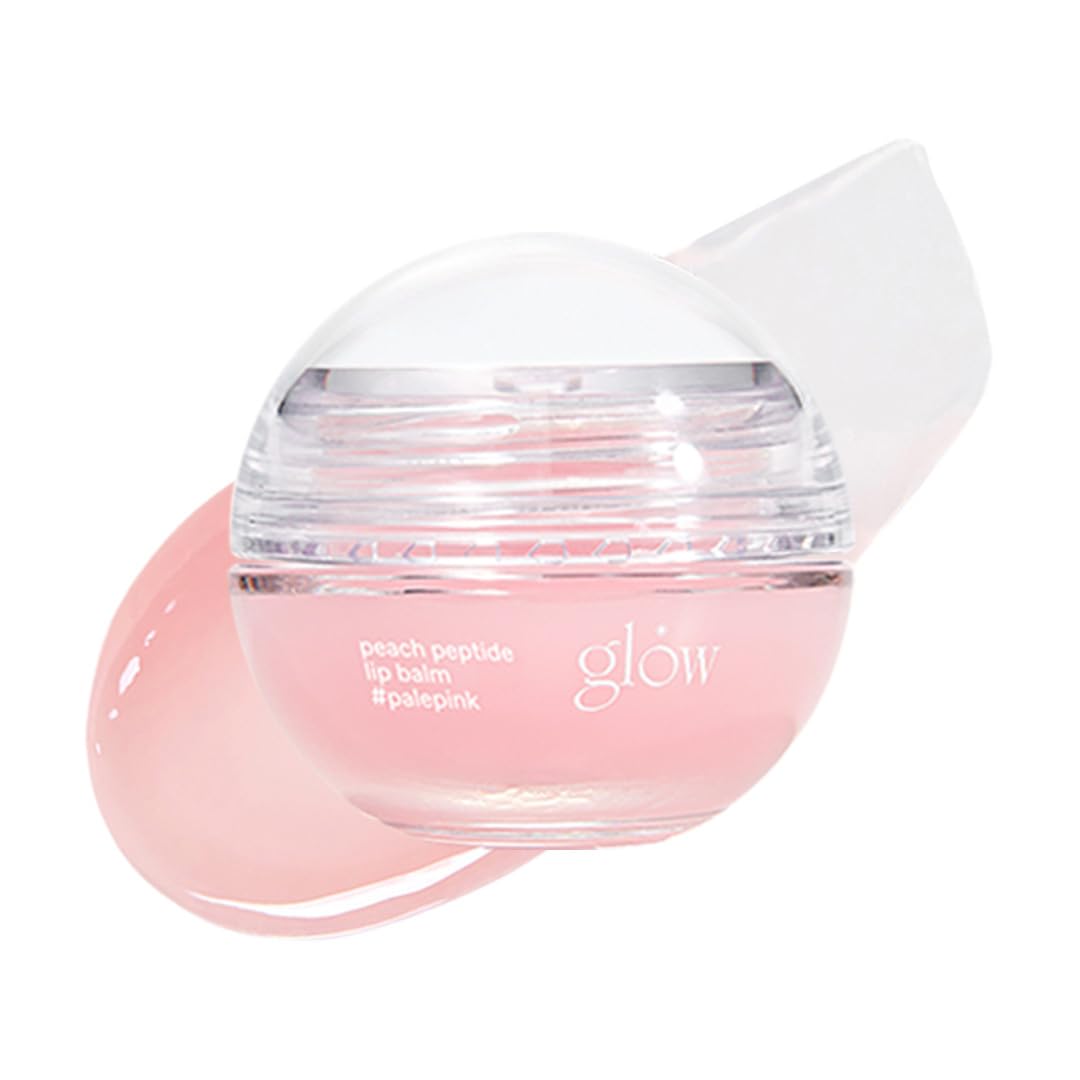 Peach Peptide Repair Lip Balm #Palepink, Peptide‑Infused Nourishing Lip Balm, Cruelty‑Free and Artificial Fragrance‑Free, Moisturizes and Smooths Dry Lips, Unscented, 0.3 Oz