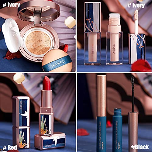 Makeup Set for Women, All in One Palace Kit, Lipstick Concealer BB Cream Foundation Eyeliner Eyeshadow Palette Eyebrow Brush with Delicate Gift Box 8PCS Set for Valentine'S Day Mother'S Day Birthday