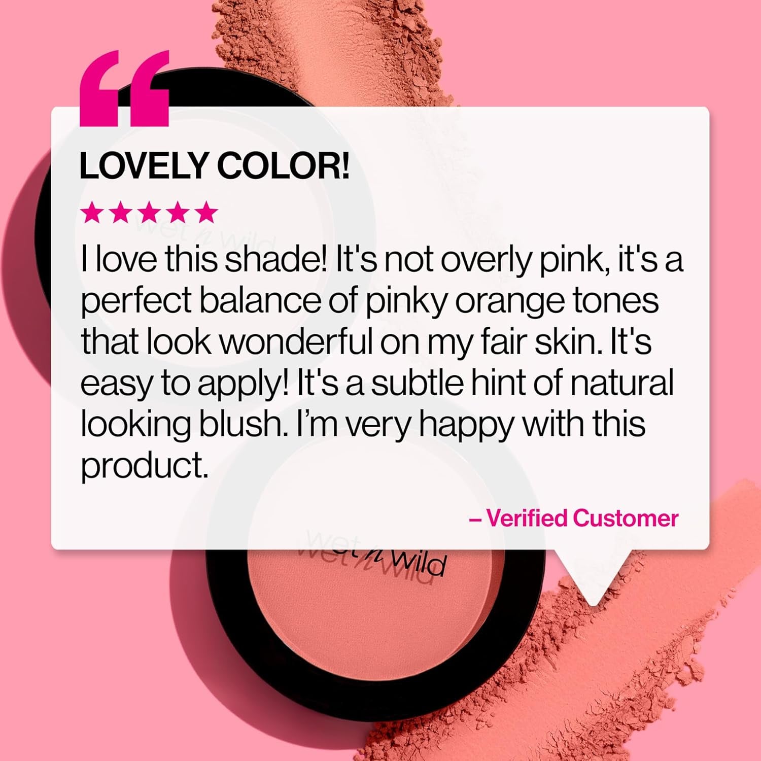 Color Icon Blush, Effortless Matte Natural Sheer Glow & Seamless Blend, Luxuriously Infused Smooth Jojoba Oil, Cruelty-Free & Vegan - Pinch Me Pink