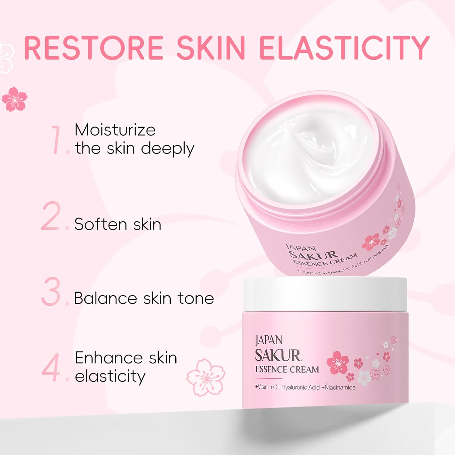 Skin Care Set, Gift Sets Skin Care Kit for Teenage Girls - JAPAN Cherry Blossom Skincare Sets Cleanser, Toner, Serum, Face Cream, Travel Kit for Women Kids Teenagers(15Pcs)