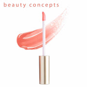 Lip Gloss Collection shiny coral gloss with applicator wand and smooth, hydrating formula