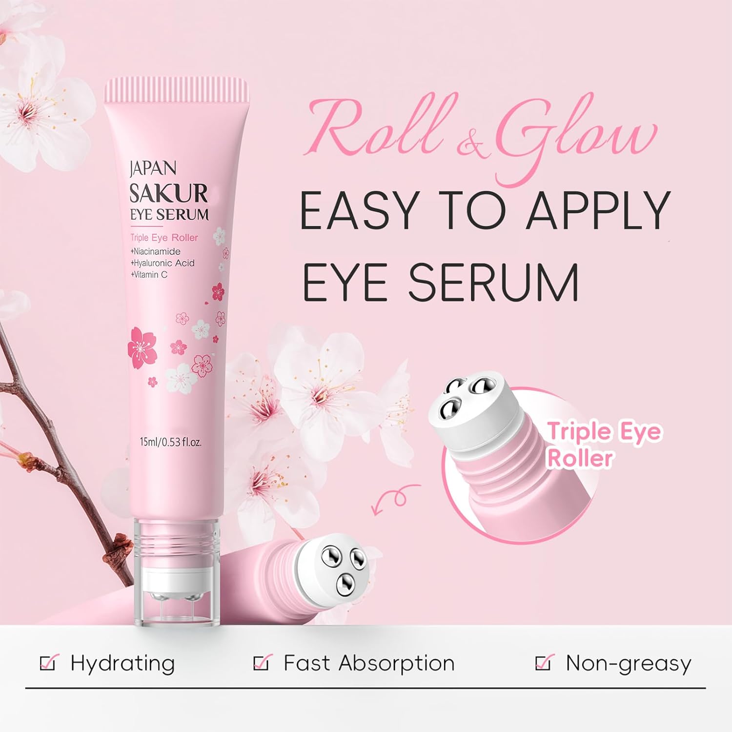 Skin Care Set, Gift Sets Skin Care Kit for Teenage Girls - JAPAN Cherry Blossom Skincare Sets Cleanser, Toner, Serum, Face Cream, Travel Kit for Women Kids Teenagers(15Pcs)