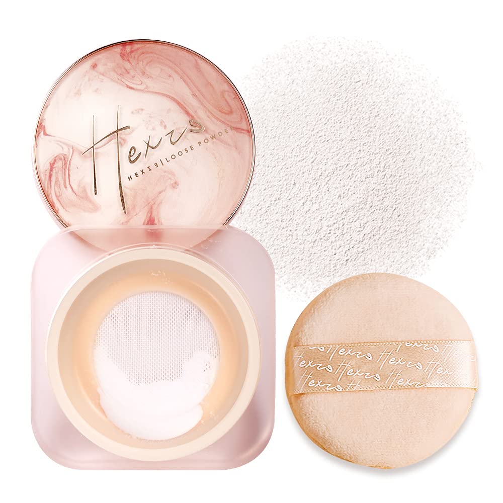 Loose Setting Powder, Face Powder Makeup & Finishing Powder for Light, Medium & Tan Skin Tones, Mattifying Finish and Shine Control Light-Skinned