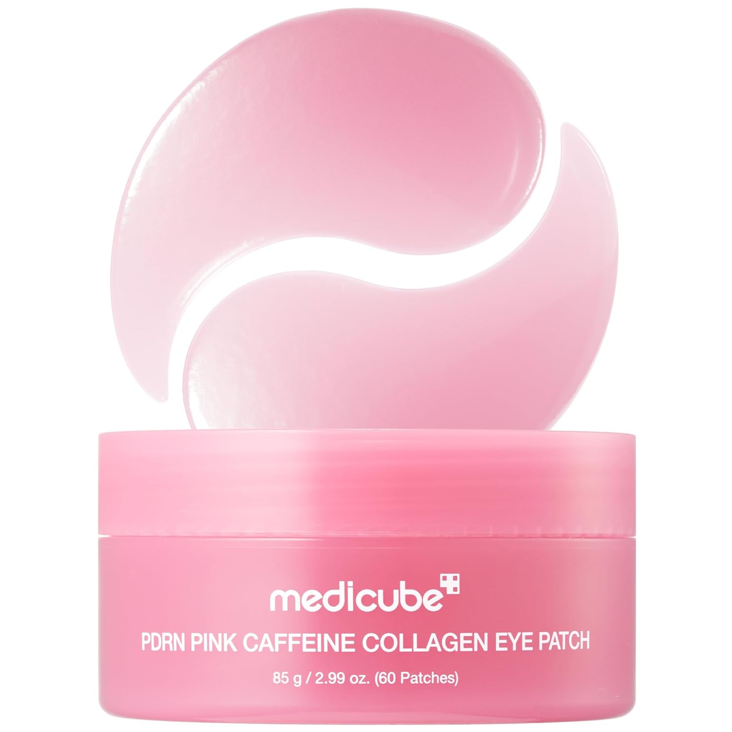 Eye Patch PDRN Caffeine Collagen | Gel Eye Patches for the Appearance of Dark Circles, Undereye Bags | Firming, Age-Defying Care with Retinol, Collagen | Korean Skincare | 30 Pairs