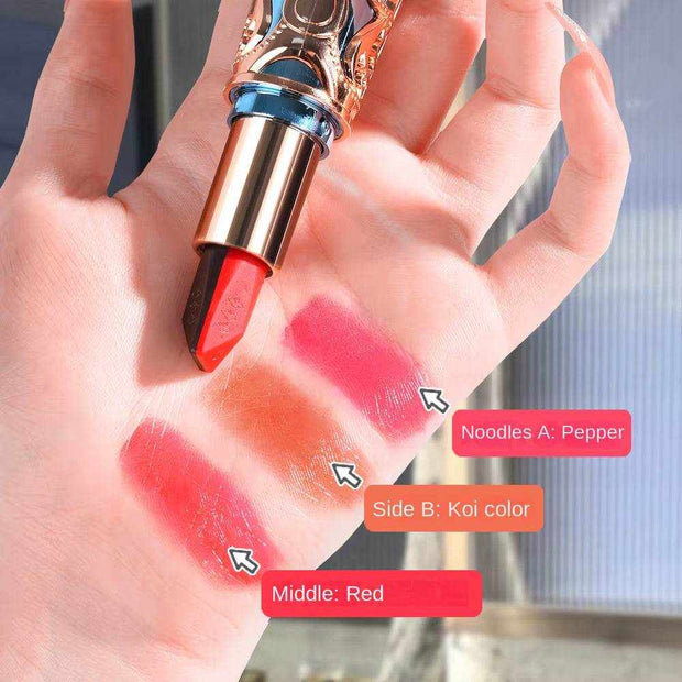 3 Color in 1 Matte Matt Waterproof Stay Lipstick 24 Hour Lip Stick Set for Women Long Lasting 24 Hours Labiales Permanentes Mate