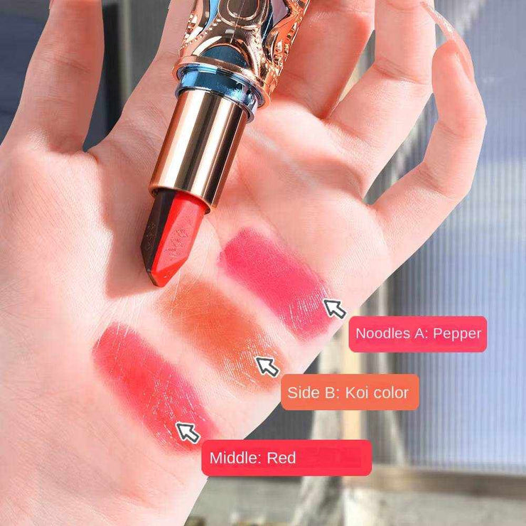 3 Color in 1 Matte Matt Waterproof Stay Lipstick 24 Hour Lip Stick Set for Women Long Lasting 24 Hours Labiales Permanentes Mate