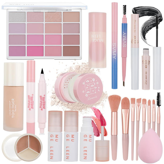 Makeup Set All in One Makeup Kit for Women and Teens Makeup Sets for Women Full Kit Makeup Kits for Teens Makeup Gift Set for Girls (Pink)