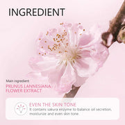 Sakura Skincare Set for Teen Girls & Women, 32PCS Face Care Kit with Cherry Blossom Essence, Serum, Cleanser, Lip Mask, Mud Mask & More