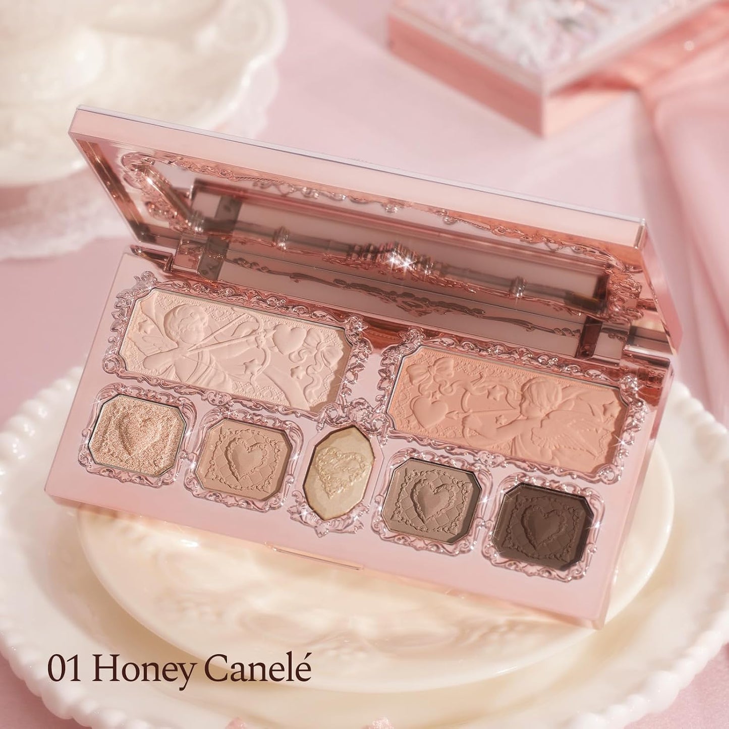 Jun-Forest Reverie Gift Box Set,13-Piece Beauty Kit,Includes Make-Up Palette,Lipgloss,Blush,Solid Perfume,Hand Cream,Perfect Easter Birthday Make up Gift