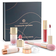 Face Makeup Kits, Makeup Gift Sets for Girls Make up Gift Sets for Women with Lipgloss Liquid Blush Solid Blusher Highlighters Contour Stick and Double-Ended Brush -Special Edition