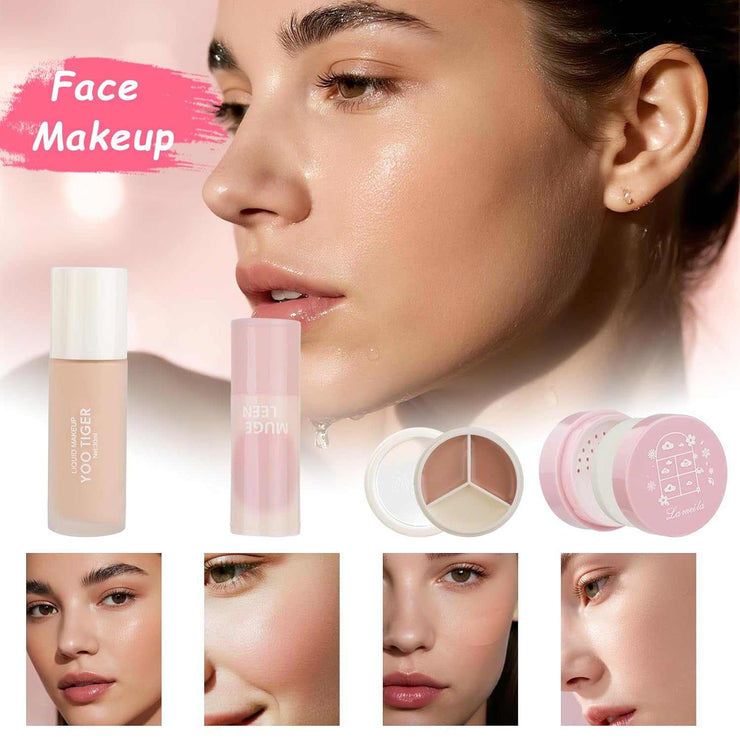 All-in-One Makeup Set for Women, Girls & Teens – Full Compact Pink Cosmetic Kit, Perfect Gift Set