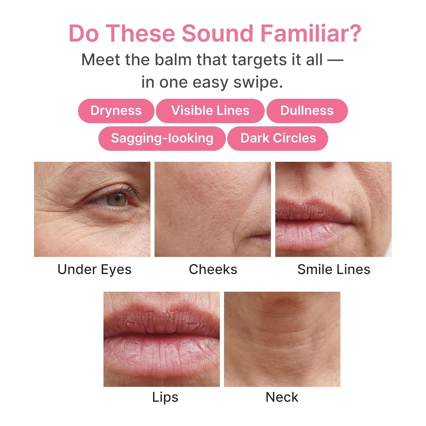 PDRN Pink Collagen Volume Multi Balm Stick | Volufiline, PDRN, NAD, Collagen | Face & Body Balm for Under-Eyes, Neck, Forehead, Smile Lines, Lips | Plumping, Radiance, Line Care | K-Beauty