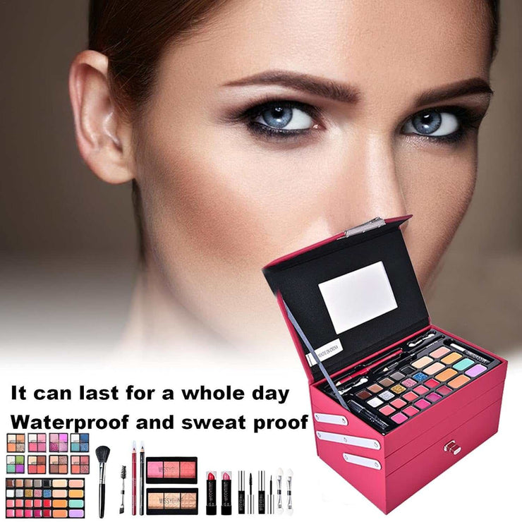 Professional Makeup Kit, Portable Makeup Kit, Cosmetics Kit for Women, All in 1 Makeup Kit, Full Start Cosmetics Set for Women and Girls, Includes Cosmetics and Makeup Tools