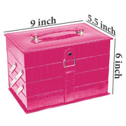 All in One Makeup Kit (Eyeshadow, Blushes, Face Powder, Lipstick, Eye Liners, Makeup Pencils and Makeup Mirror - Makeup Set with Reusable Makeup Storage Box - Pink