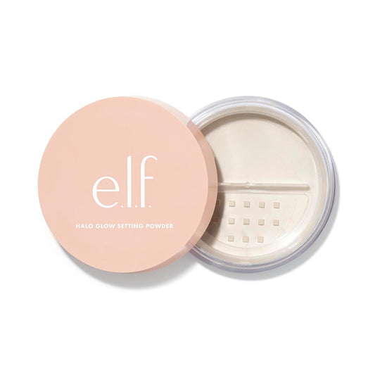 Halo Glow Soft Focus Setting Powder, Silky & Creates Soft Glow without Shine, Smooths Pores & Lines, Vegan & Cruelty-Free, Light