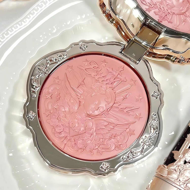 Little Angel Cream Blush,Buildable & Blendable Makeup Blush for Cheeks,Soft & Long-Lasting,Dusty Mauve Rose Flush for All Skin Tones(04 Rose Ashes,6G)