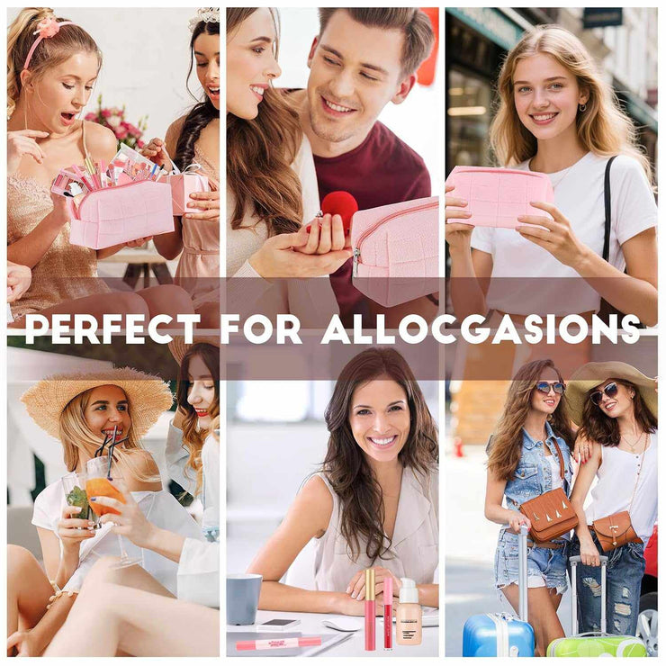 all-in-one makeup kit for teen girls with travel bag and brushes