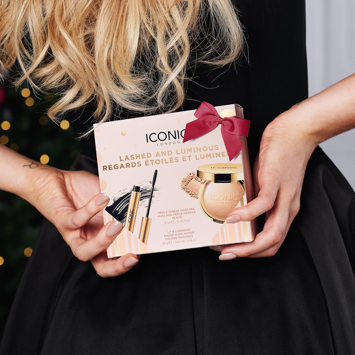 ICONIC LONDON Makeup Set for Natural Glow and Radiant Highlight, Perfect for Stocking Stuffers, Travel-Friendly, Cruelty-Free, Vegan Makeup