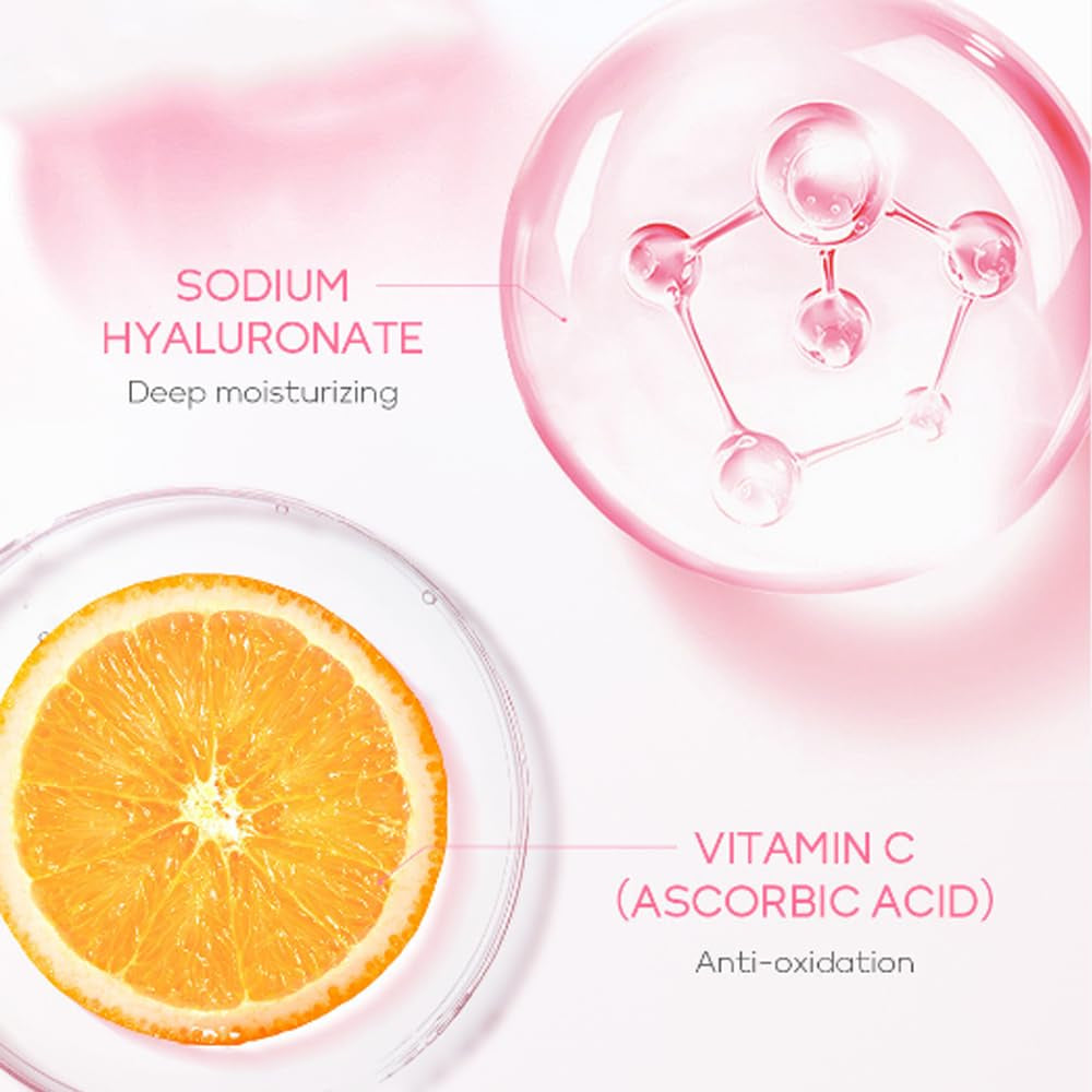 Sakura Skincare Kit for Teenage Girls Women, 5Pcs Skin Care Travel Present Set with Cleanser, Toner, Serum, Eye Cream, Face Cream