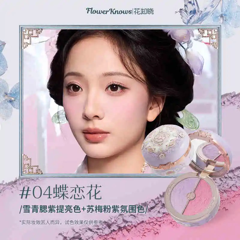 Flower Knows Little Angel Blushes Lightweight,Smooth,Long-Lasting All-Day Face Enhancing Makeup Korean Blush Cream for Cheek