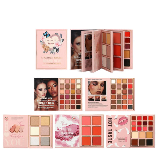 Professional 78-Color All-In-One Makeup Palette Set 5-Layer Book Design for Matte Shimmer Blush Contour Highlighter Cosmetics