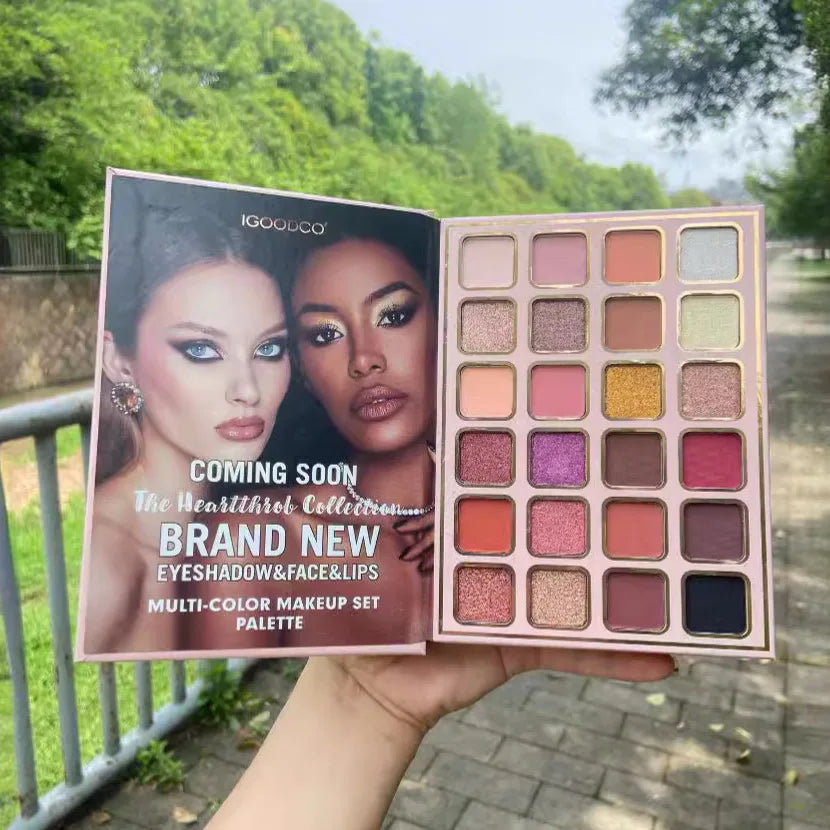 Professional 78-Color All-In-One Makeup Palette Set 5-Layer Book Design for Matte Shimmer Blush Contour Highlighter Cosmetics