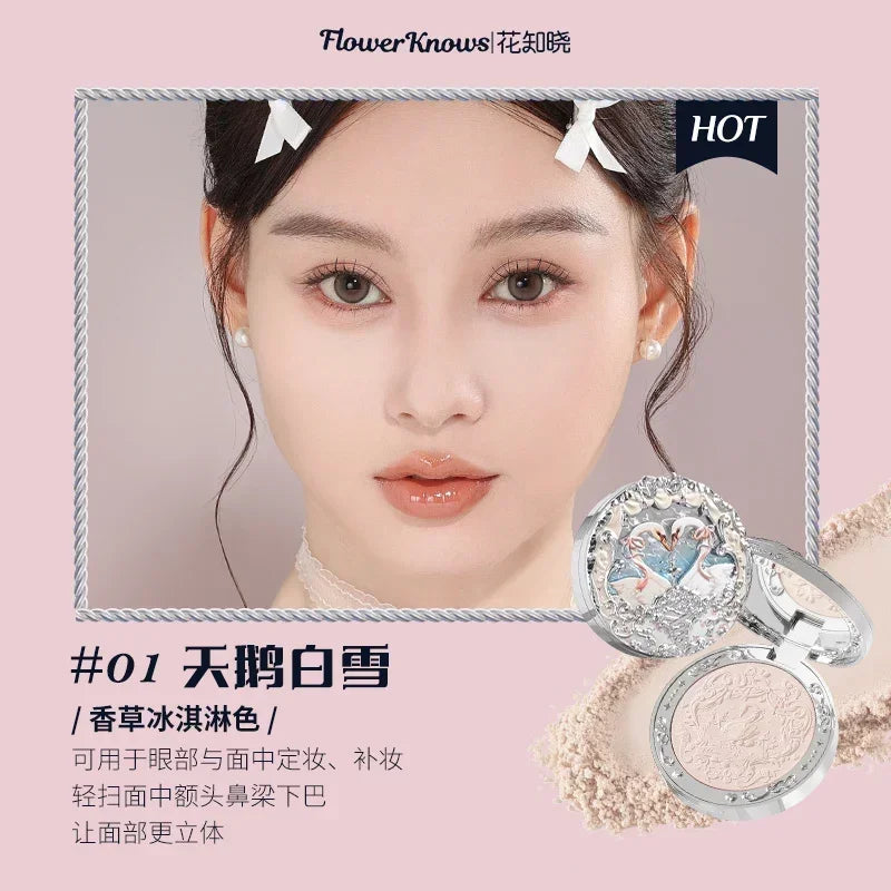 Flower Knows Little Angel Blushes Lightweight,Smooth,Long-Lasting All-Day Face Enhancing Makeup Korean Blush Cream for Cheek