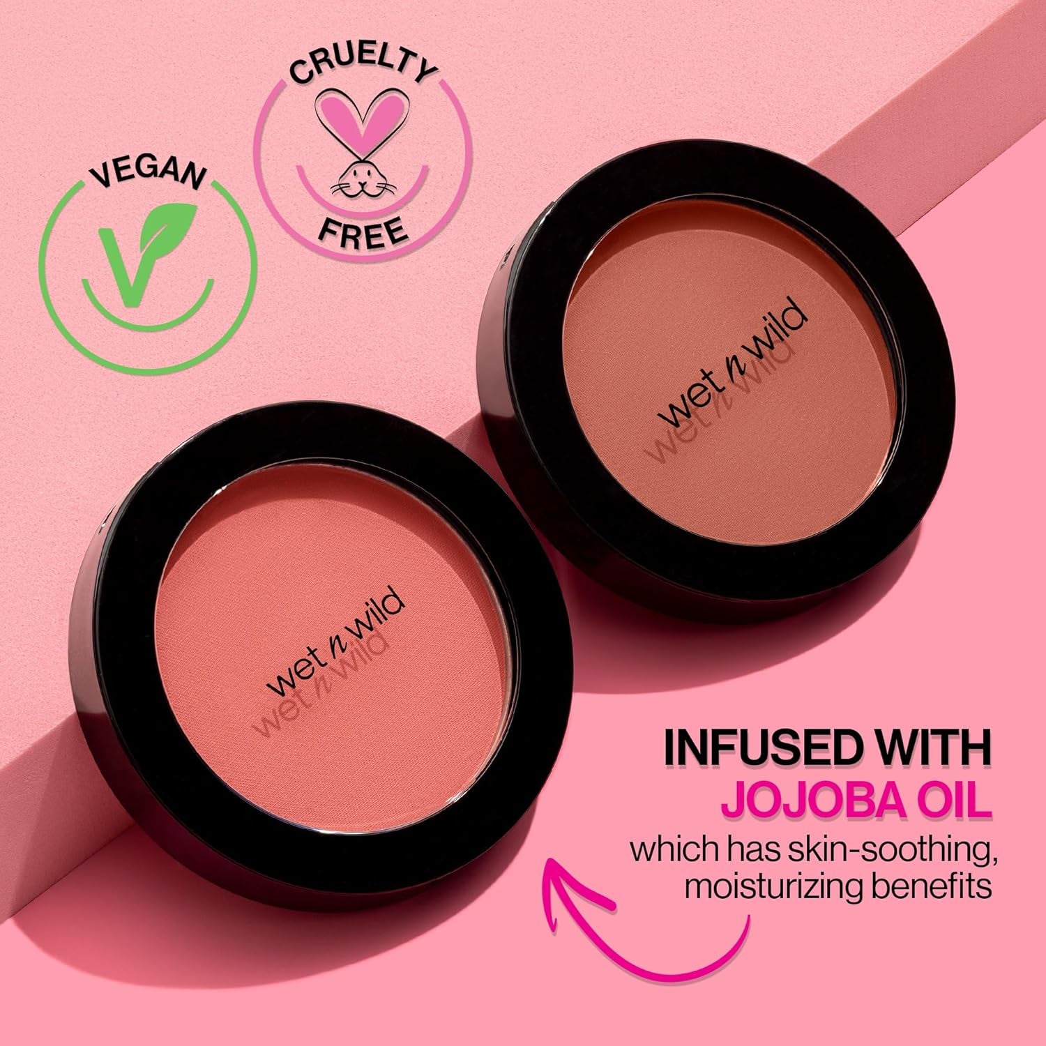 Color Icon Blush, Effortless Matte Natural Sheer Glow & Seamless Blend, Luxuriously Infused Smooth Jojoba Oil, Cruelty-Free & Vegan - Pinch Me Pink
