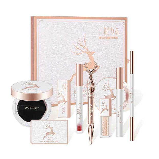 Makeup Kit Full Professional Concealer Cushion BB Cream Lipstick Birthday Valentine'S Day Gift Box Kit 10Pcs