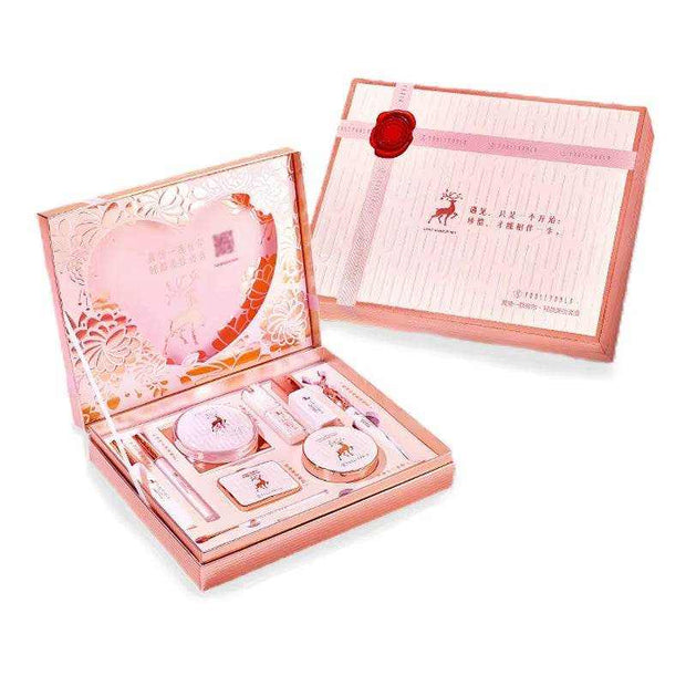 Makeup Kit Full Professional Concealer Cushion BB Cream Lipstick Birthday Valentine'S Day Gift Box Kit 10Pcs