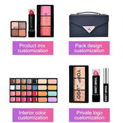 Professional Makeup Kit, Portable Makeup Kit, Cosmetics Kit for Women, All in 1 Makeup Kit, Full Start Cosmetics Set for Women and Girls, Includes Cosmetics and Makeup Tools