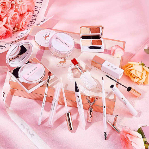Makeup Kit Full Professional Concealer Cushion BB Cream Lipstick Birthday Valentine'S Day Gift Box Kit 10Pcs