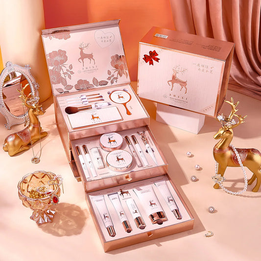 20 Pcs Makeup Set Box Full Box Lipstick Eyeshadow Set Gift Set Complete Make up Skincare Products Cosmetics for Women
