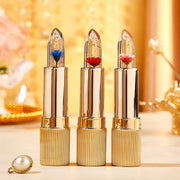 Petals Lipstick Temperature Color Changing Lip Moisturizing Balm Female Makeup Sexy Lip Gloss Shiny Lipstick