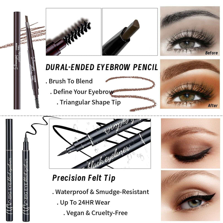 Makeup Set for Women, Girls & Teens – All-in-One Cosmetic Kit with 9-Color Eyeshadow Palette