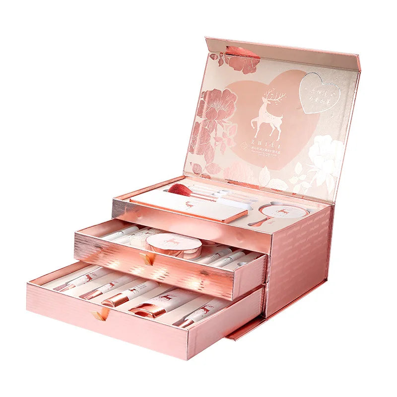 20 Pcs Makeup Set Box Full Box Lipstick Eyeshadow Set Gift Set Complete Make up Skincare Products Cosmetics for Women